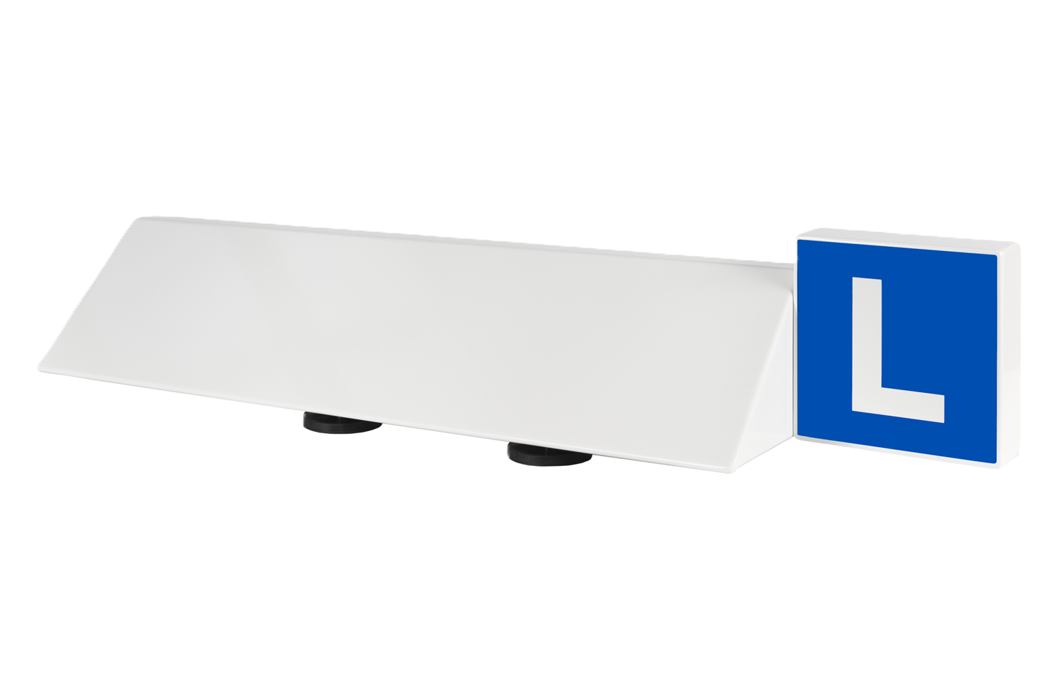 Aluminiumdachschild Weiß