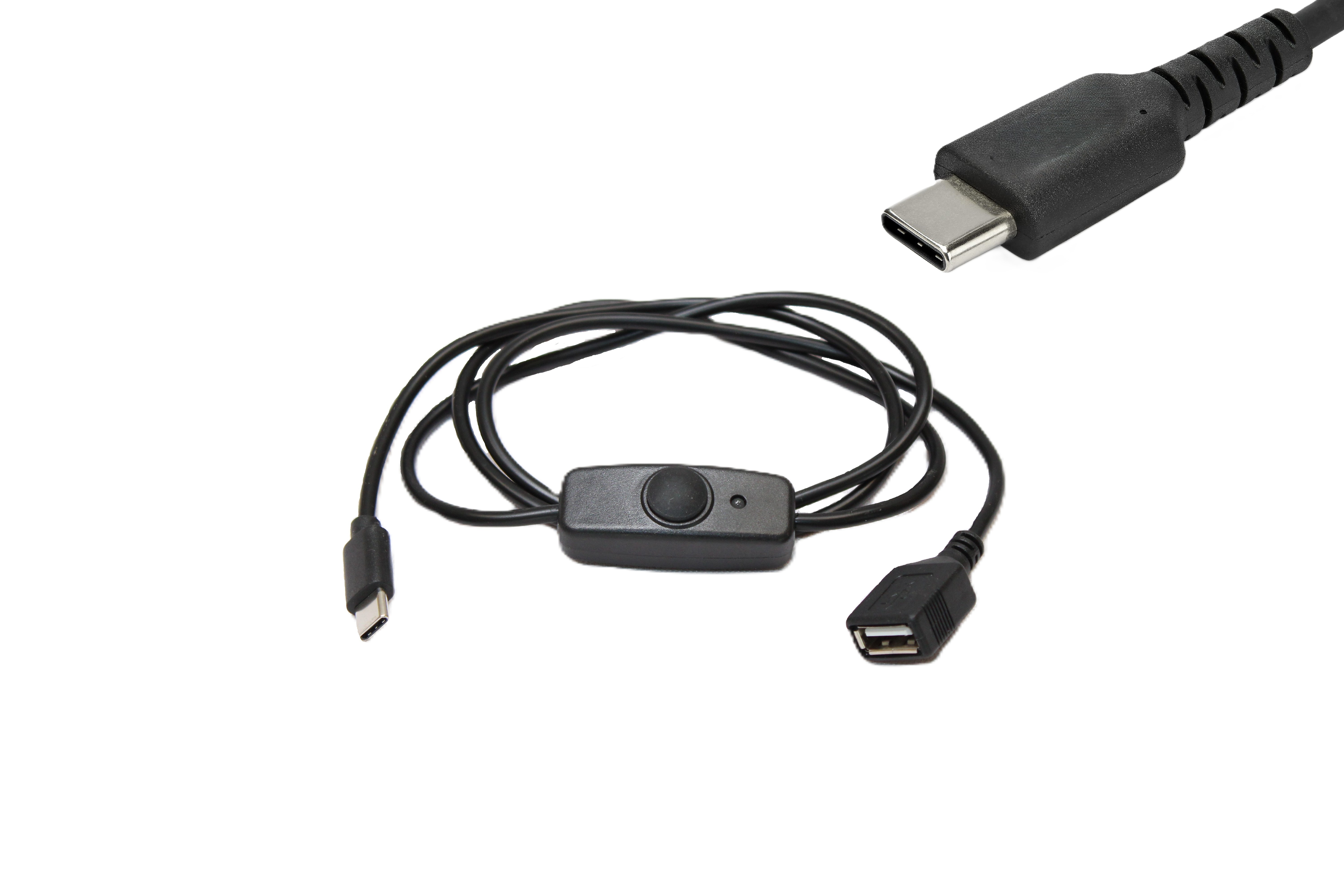 USB A-> USB C Kabel mit Schalte