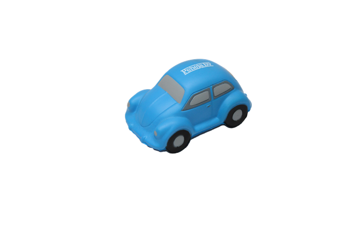 Stress car Blau